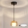 Brilagi - LED RGB+CCT, dimmbare Hängeleuchte mit Seilaufhängung AURA LUX 1xGX53/14W/230V 2700-6500K Wi-Fi Tuya schwarz/gold