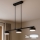 Brilagi - LED RGB+CCT dimmbare Pendelleuchte an Kabel MONO 3xGX53/14W/230V 2700-6500K Wi-Fi Tuya schwarz