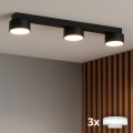 Brilagi - LED RGB+CCT dimmbarer Einbaustrahler MONO 3xGX53/14W/230V 2700-6500K Wi-Fi Tuya schwarz