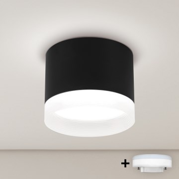 Brilagi - LED RGB+CCT Dimmbarer Einbaustrahler SMOOTH 1xGX53/14W/230V 2700–6500K Wi-Fi Tuya schwarz