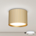 Brilagi - LED RGB+CCT dimmbarer Einbaustrahler STRIPY 1xGX53/14W/230V 2700-6500K Wi-Fi Tuya goldfarben
