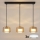 Brilagi - LED RGB+CCT Lampadario sospeso dimmerabile AURA LUX 3xGX53/14W/230V 2700-6500K Wi-Fi Tuya nero/oro