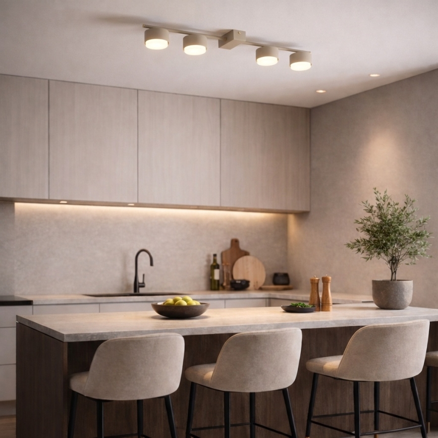 BRILAGI - Spot LED RGB+CCT dimmable MONO 4xGX53/14W/230V 2700-6500K Wi-Fi Tuya beige
