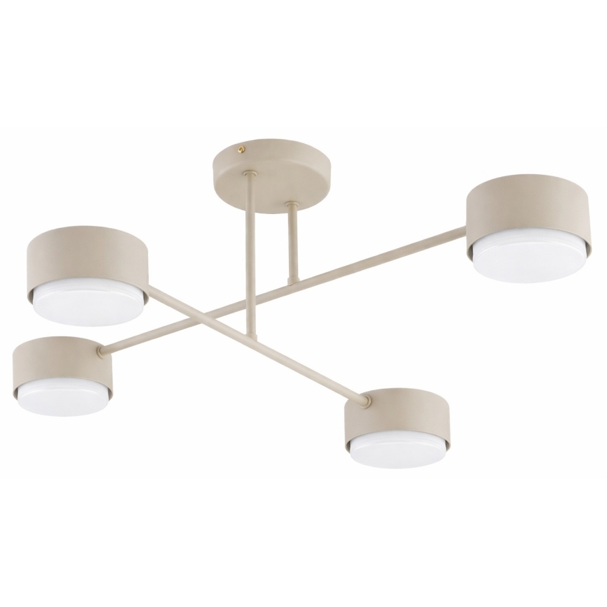 Brilagi - LED RGB+CCT dimmbare aufgesetzte Deckenleuchte MONO 4xGX53/14W/230V 2700-6500K Wi-Fi Tuya schwarz