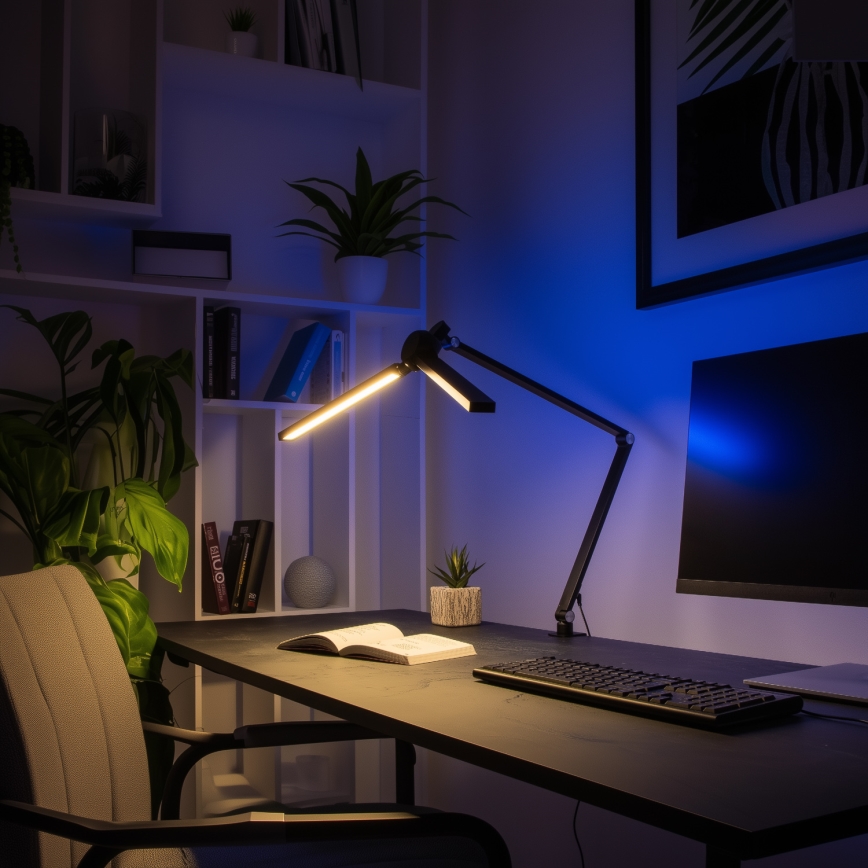 Brilagi - LED RGB dimmbare Touch-Tischlampe mit Klemme VARIO LED/18W/230V 3000-6500K CRI 96