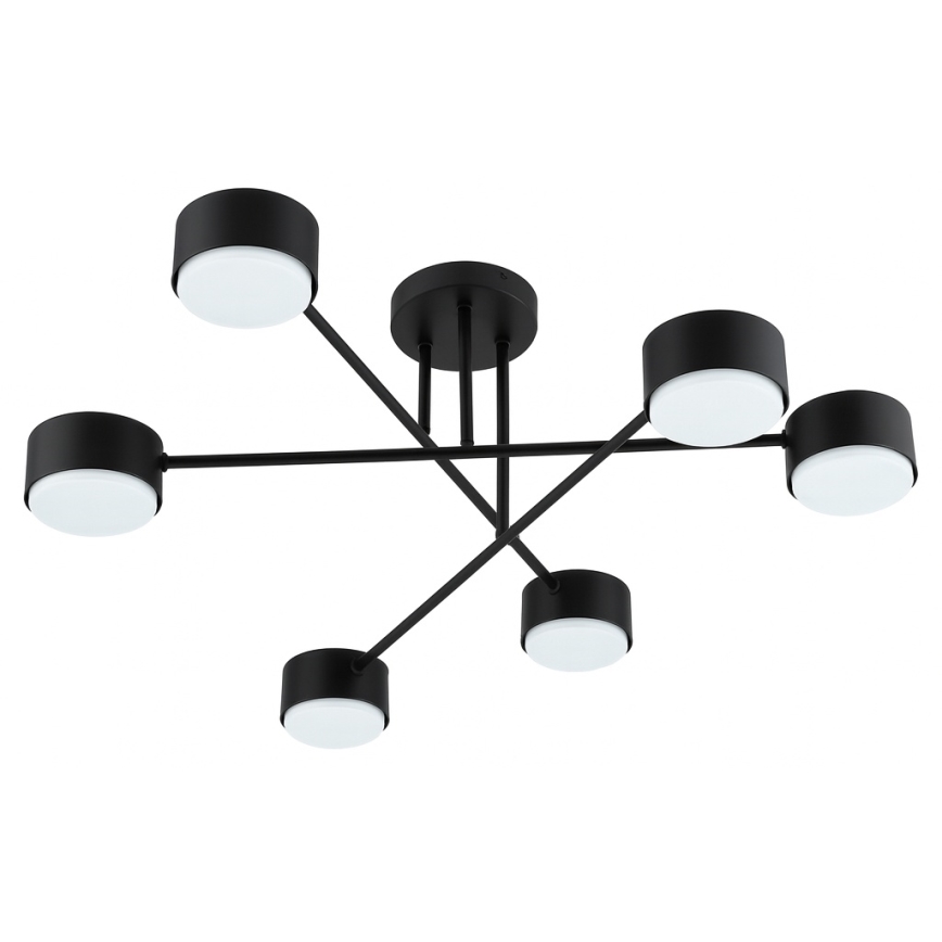 Brilagi - LED RGB+CCT dimmbare aufgesetzte Deckenleuchte MONO 6xGX53/14W/230V 2700-6500K Wi-Fi Tuya schwarz