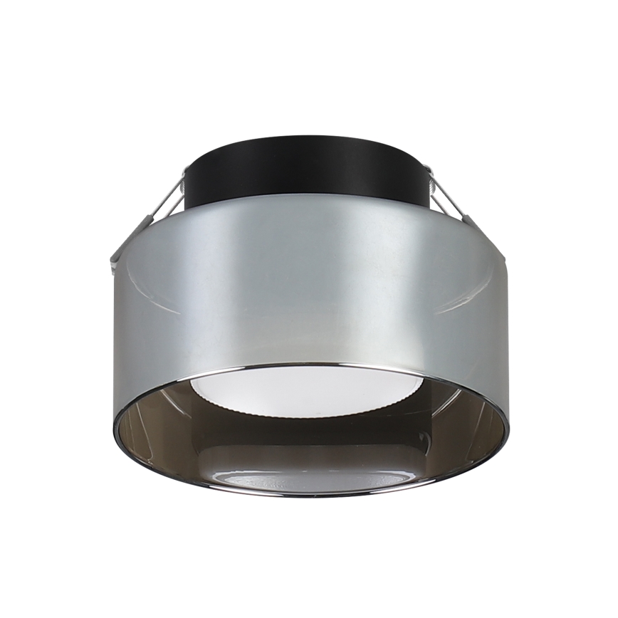 Brilagi - LED RGB+CCT dimmbare Einbauleuchte AURA LUX 1xGX53/14W/230V 2700-6500K Wi-Fi Tuya schwarz/rauchfarben