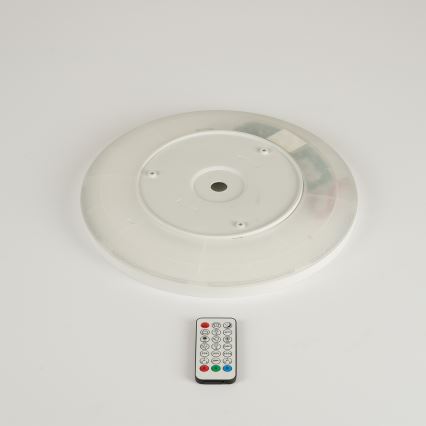 Brilagi - Dimmbare LED-RGBW-Deckenleuchte ULTRA SLIM LED/18W/230V 2700-6500K d 30 cm weiß + Fernbedienung