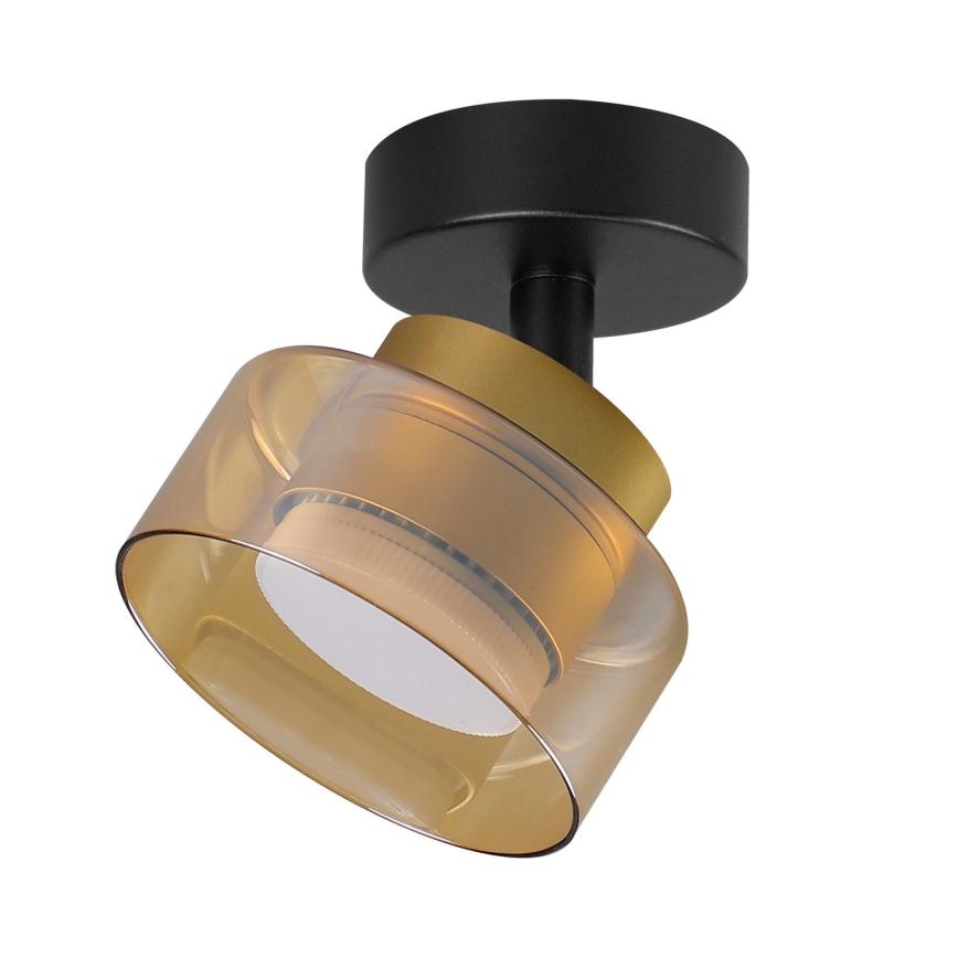 Brilagi - LED RGB+CCT dimmbarer Einbaustrahler AURA LUX 1xGX53/14W/230V 2700-6500K Wi-Fi Tuya schwarz/gold