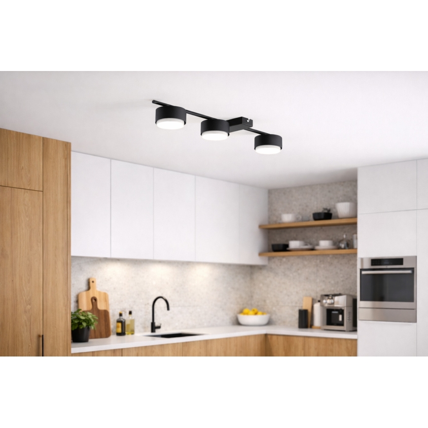 Brilagi - LED RGB+CCT dimmbarer Deckenspot MONO 3xGX53/14W/230V 2700-6500K Wi-Fi Tuya schwarz