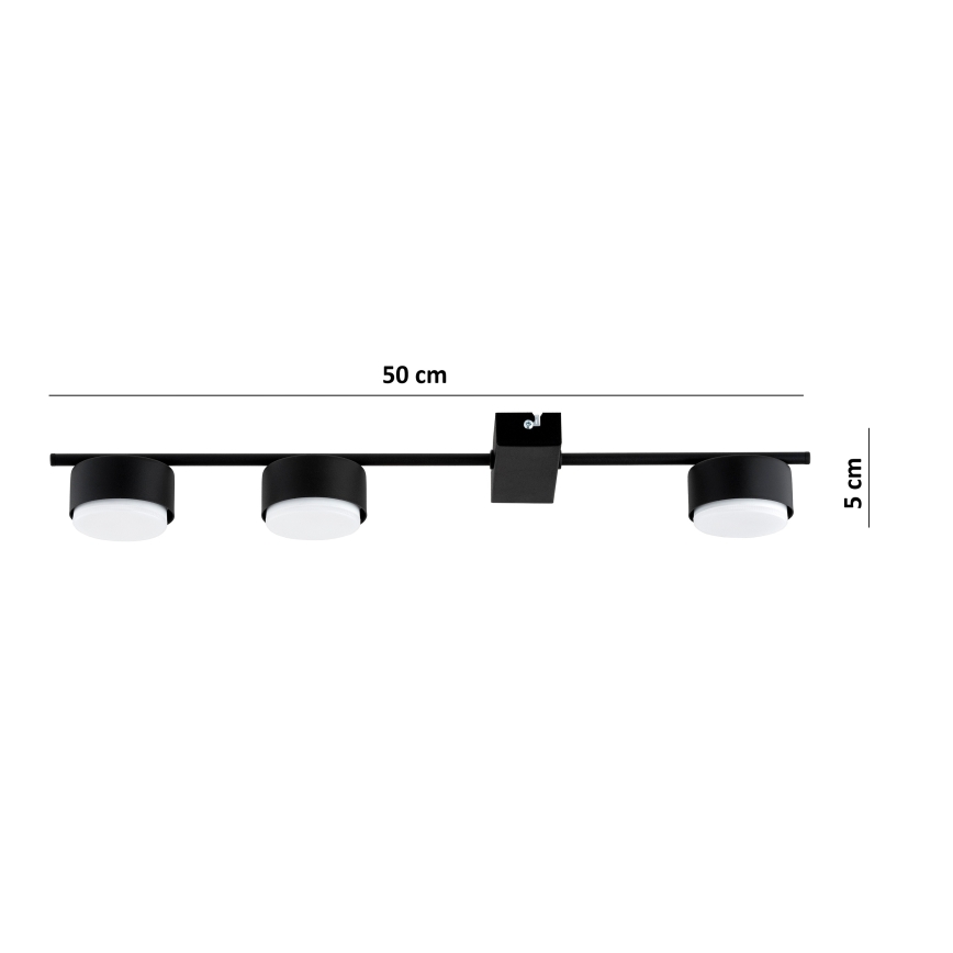 Brilagi - LED RGB+CCT dimmbarer Deckenspot MONO 3xGX53/14W/230V 2700-6500K Wi-Fi Tuya schwarz