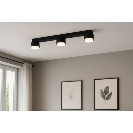 Brilagi - LED RGB+CCT dimmbarer Einbaustrahler MONO 3xGX53/14W/230V 2700-6500K Wi-Fi Tuya schwarz