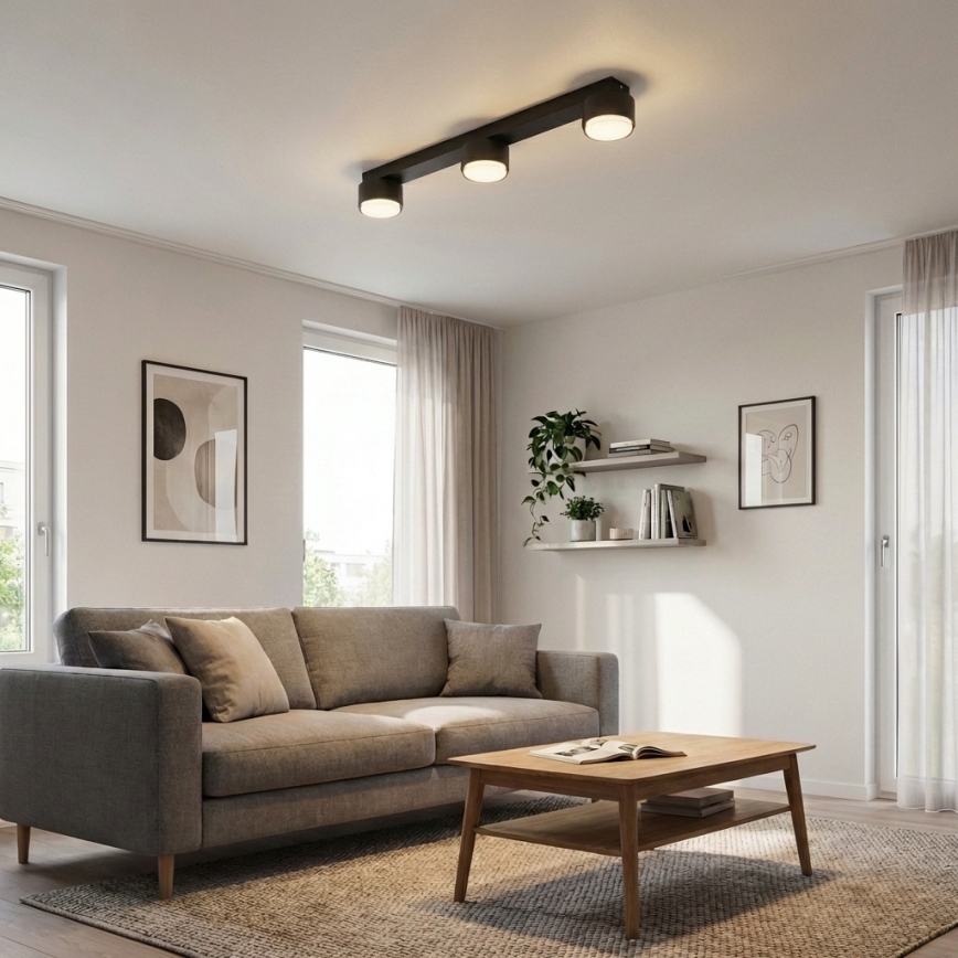 Brilagi - LED RGB+CCT dimmbarer Einbaustrahler MONO 3xGX53/14W/230V 2700-6500K Wi-Fi Tuya schwarz
