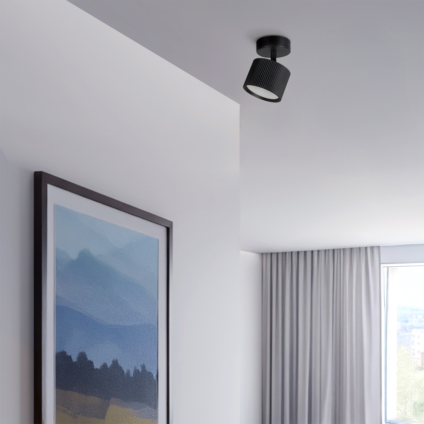 Brilagi - Dimmbarer LED-Spot RGB+CCT STRIPY 1xGX53/14W/230V 2700-6500K Wi-Fi Tuya schwarz