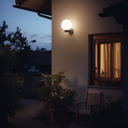 Brilagi - Applique da esterno dimmerabile LED RGBW HARBOR 1xE27/9W/230V 2700-6500K IP33 nero/bianco