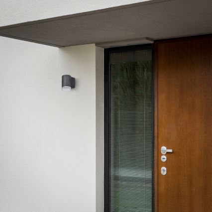 Brilagi - Applique da esterno LED RGBW dimmerabile MATERA 1xGU10/4,8W/230V 3000K IP54 antracite + telecomando