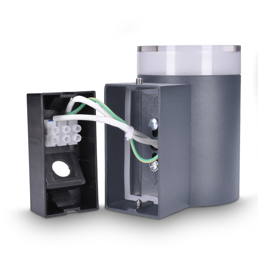 Brilagi - Applique da esterno LED RGBW dimmerabile MATERA 1xGU10/4,8W/230V 3000K IP54 antracite + telecomando