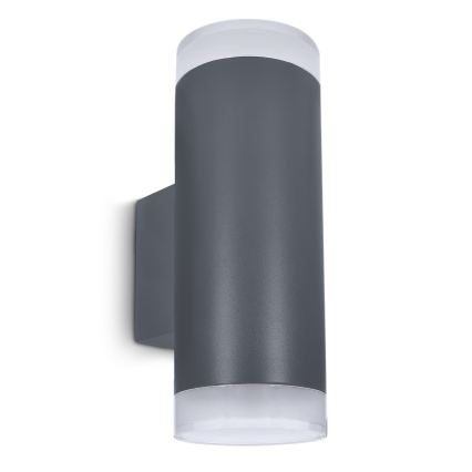 Brilagi - Applique da esterno LED RGBW dimmerabile MATERA 2xGU10/4,8W/230V 3000K IP54 antracite + telecomando
