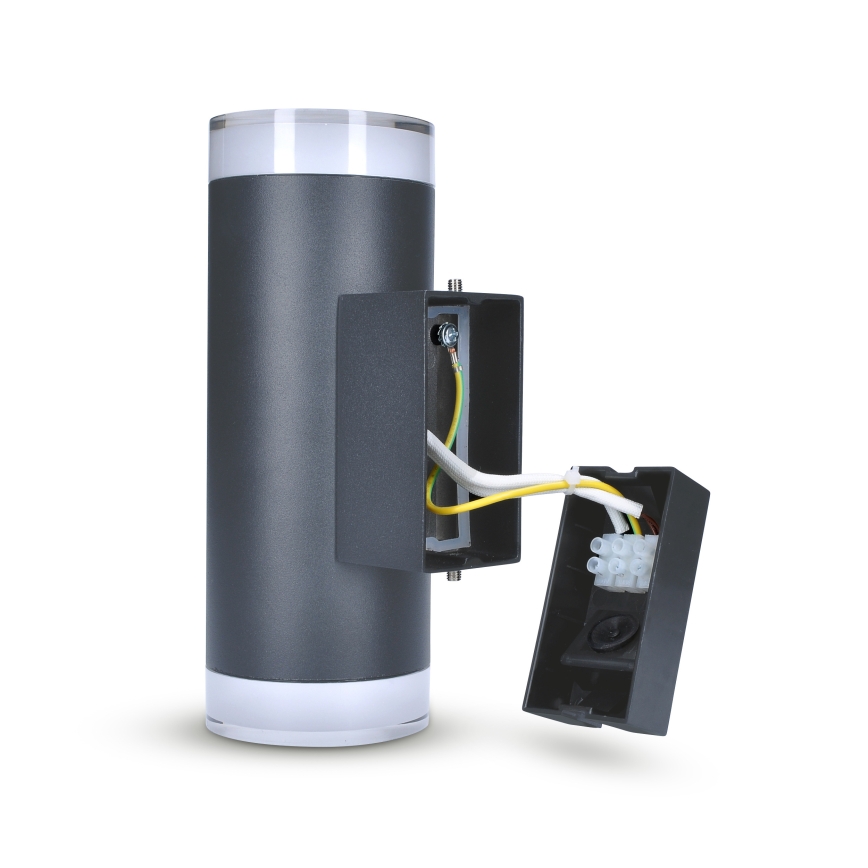 Brilagi - Applique da esterno LED RGBW dimmerabile MATERA 2xGU10/4,8W/230V 3000K IP54 antracite + telecomando