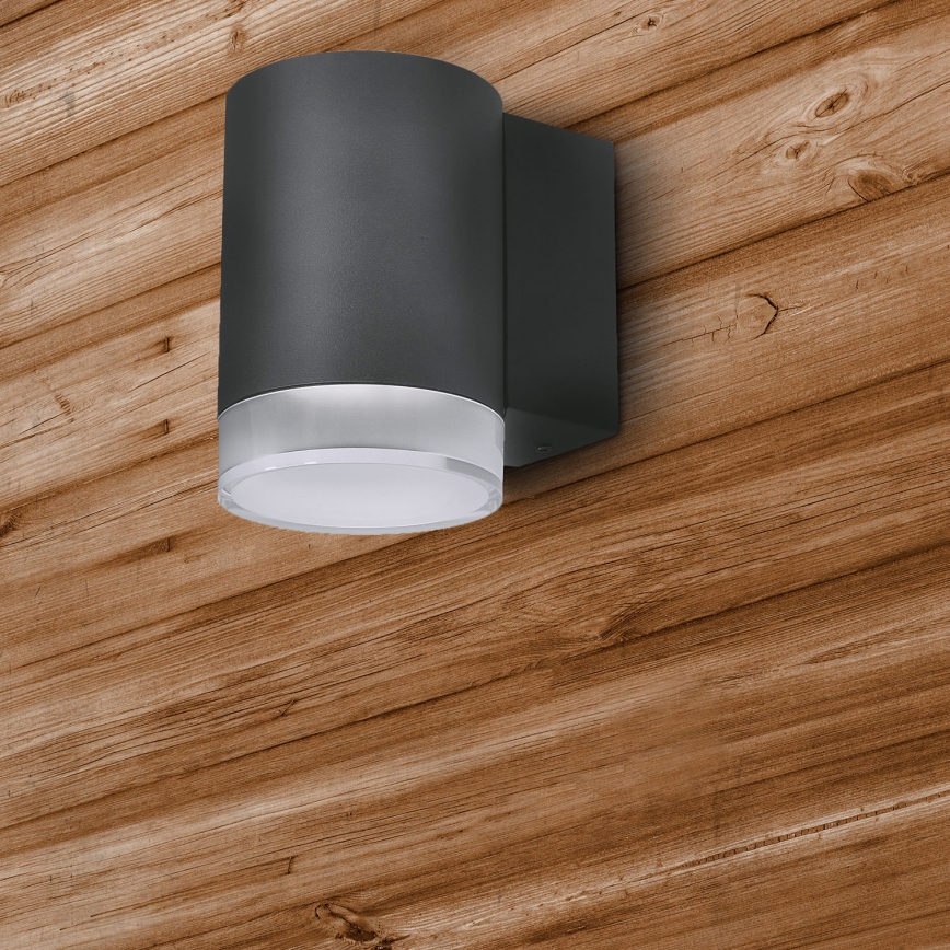 Brilagi - Applique murale d'extérieur LED RGBW dimmable MATERA 1xGU10/4,8W/230V 3000K IP54 anthracite + télécommande