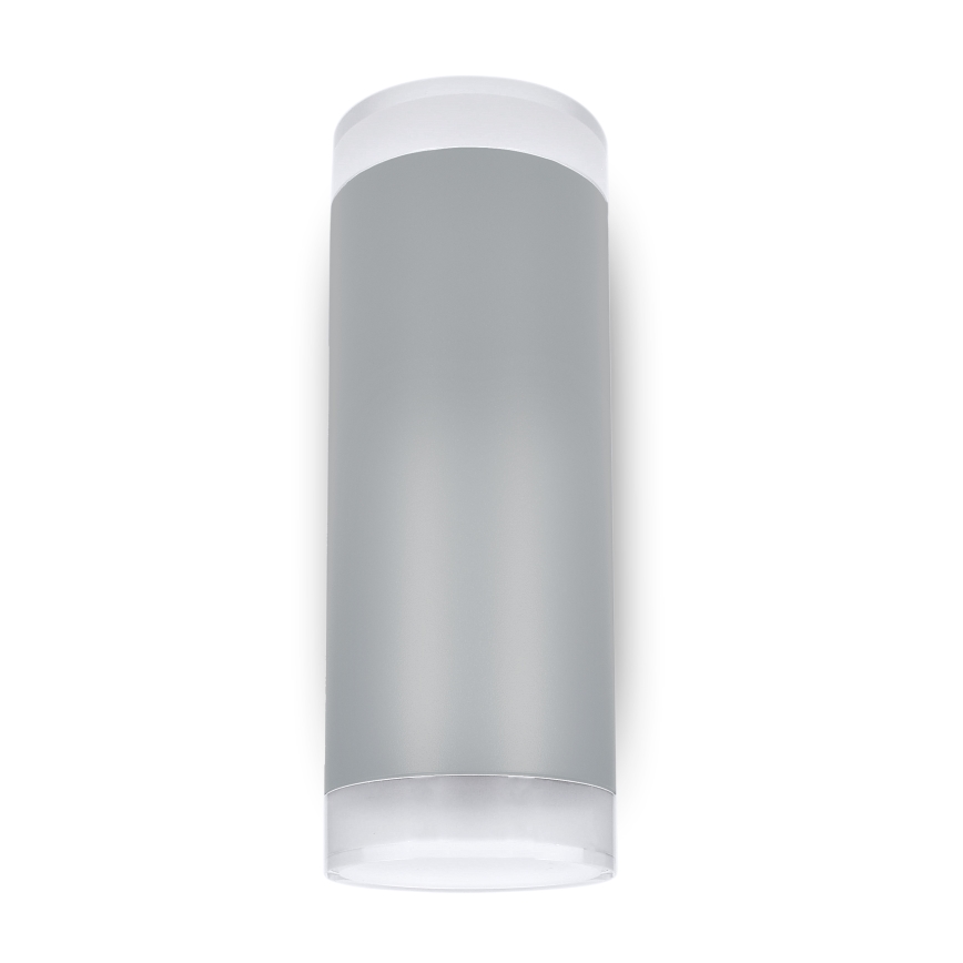 Brilagi - Applique murale LED RGBW dimmable d'extérieur MATERA 2x GU10/4,8W/230V 3000K IP54 gris + télécommande