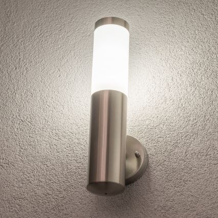 BRILAGI - Applique murale d'extérieur LED RGBW dimmable ELIA 1xE27/6,5W/230V 2700-6500K IP44 Wi-Fi chrome mat