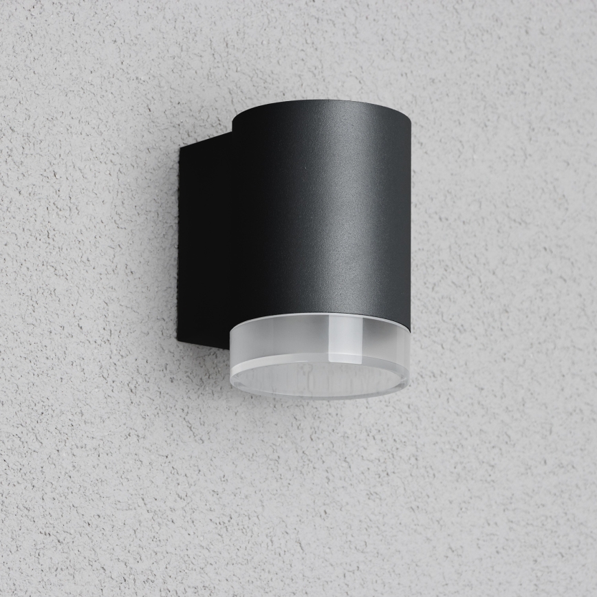 Brilagi - LED RGBW dimmbare Außen-Wandleuchte MATERA 1xGU10/4,8W/230V 3000K IP54 schwarz + Fernbedienung