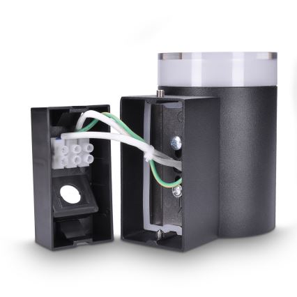 Brilagi - LED RGBW dimmbare Außen-Wandleuchte MATERA 1xGU10/4,8W/230V 3000K IP54 schwarz + Fernbedienung