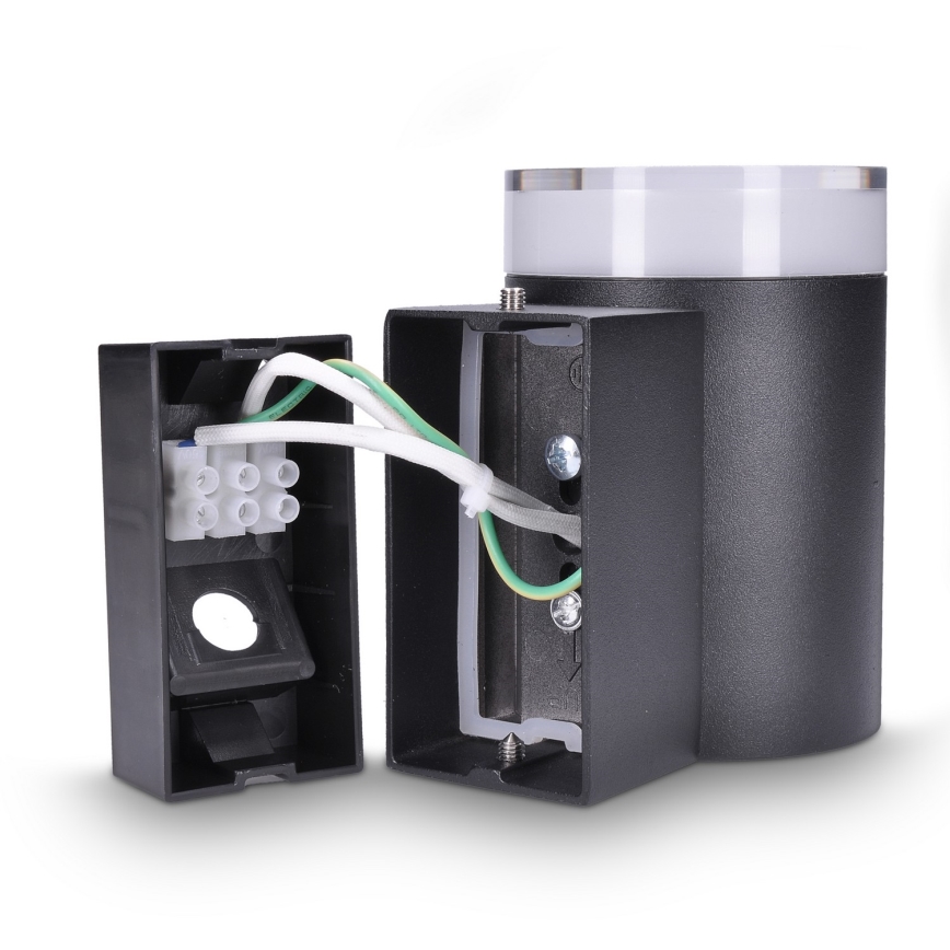 Brilagi - LED RGBW dimmbare Außen-Wandleuchte MATERA 1xGU10/4,8W/230V 3000K IP54 schwarz + Fernbedienung