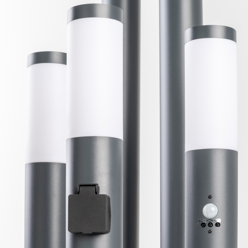 BRILAGI - LED RGBW dimmbare Außenleuchte ELIA 1xE27/6,5W/230V 2700-6500K IP44 Wi-Fi 50 cm Anthrazit