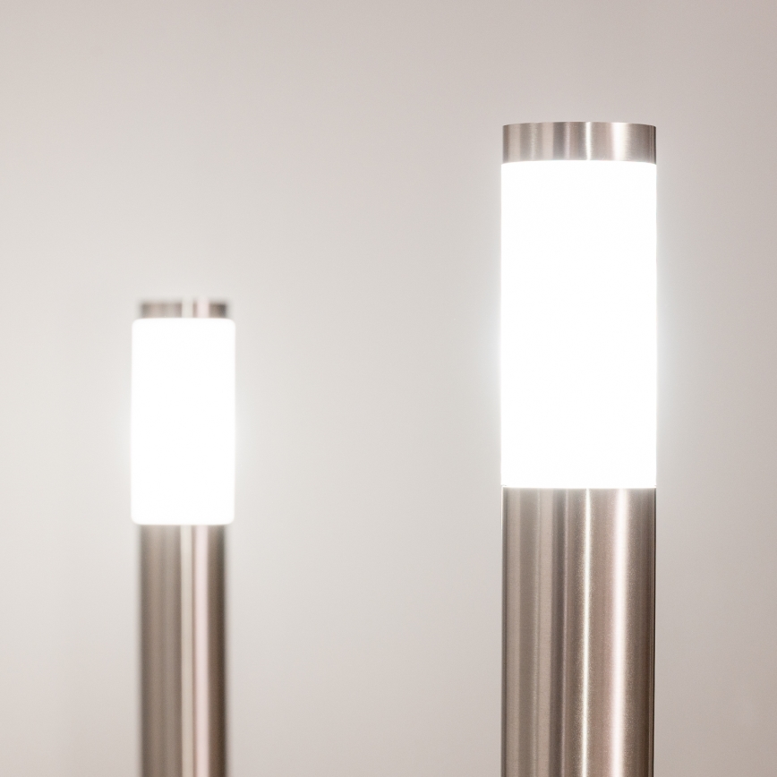 BRILAGI - LED RGBW dimmbare Außenleuchte ELIA 1xE27/6,5W/230V 2700-6500K IP44 Wi-Fi 100 cm matt-chrom