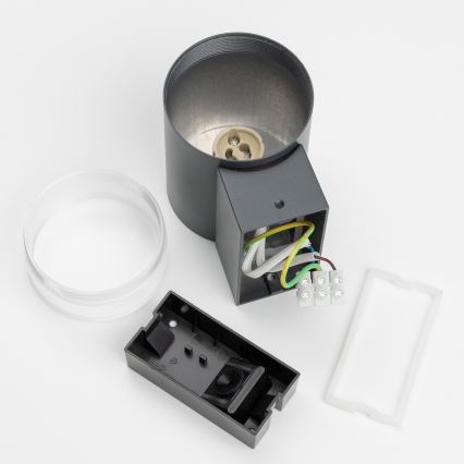 Brilagi - LED RGBW dimmbare Außenwandleuchte MATERA 1xGU10/4,8W/230V 3000K IP54 Anthrazit + Fernbedienung