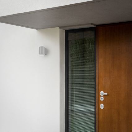 Brilagi - LED RGBW, dimmbar, Außen-Wandleuchte MATERA 1xGU10/4,8W/230V 3000K IP54 grau + Fernbedienung