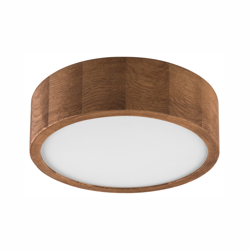 Brilagi - Plafonnier LED RGBW dimmable CARVALHO 1xE27/9W/230V 2700-6500K Wi-Fi chêne Ø 27,5 cm