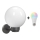 Brilagi - LED RGBW dimmbare Außen-Wandleuchte HARBOR 1xE27/15W/230V 2700–6500K IP33 anthrazit/weiß