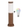Brilagi - LED RGBW dimmbare Außenleuchte 1xE27/9W/230V 2700-6500K IP44 40 cm braun