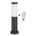 Brilagi - LED RGBW dimmbare Außenleuchte 1xE27/9W/230V 2700-6500K IP44 40 cm schwarz