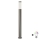 Brilagi - LED RGBW dimmbare Außenleuchte ELIA 1xE27/6,5W/230V 2700-6500K IP44 Wi-Fi 100 cm matt-chrom