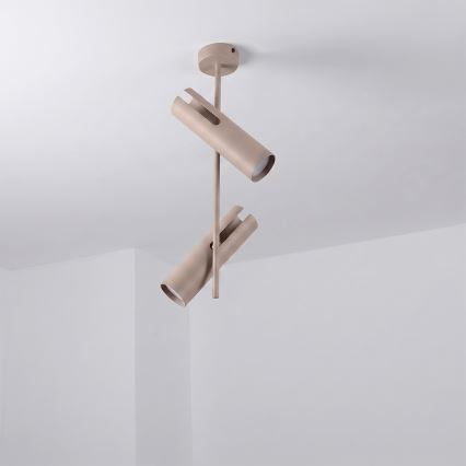 Brilagi - dimmbarer LED RGBW-Deckenleuchter an Stange BRANCH 2xGU10/6,5W/230V 2700-6500K beige