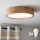 Brilagi - LED RGBW dimmbare Deckenleuchte CARVALHO 2xE27/15W/230V 2700-6500K Wi-Fi Eiche Ø 37,5 cm