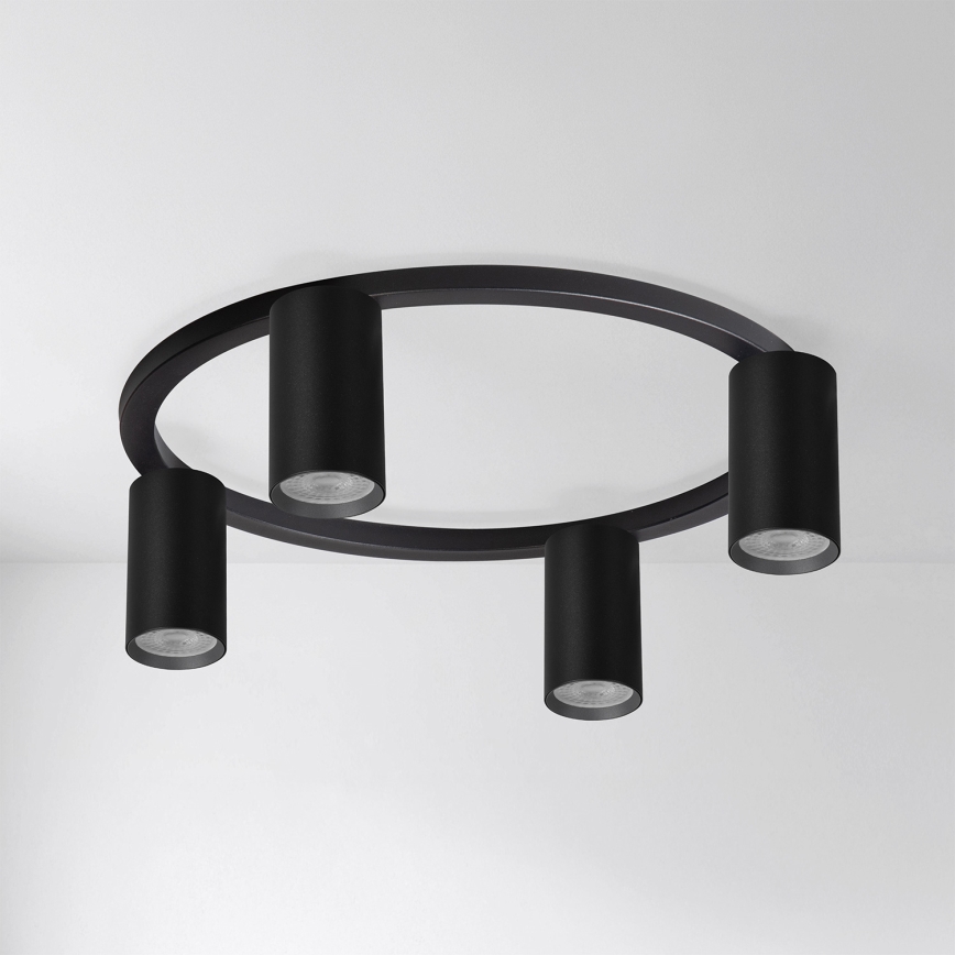 Brilagi - LED RGBW dimmbare Deckenleuchte SELE 4xGU10/6,5W/230V 2700-6500K schwarz