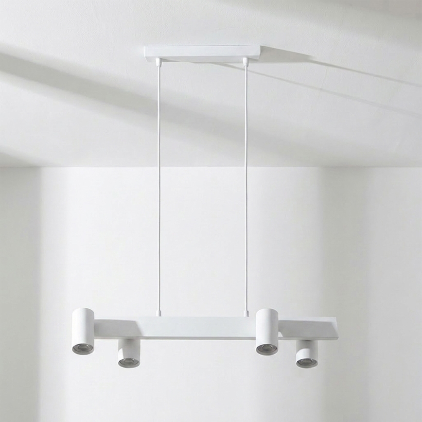 Brilagi - LED RGBW dimmbare Pendelleuchte SELE 4xGU10/6,5W/230V 2700-6500K weiß