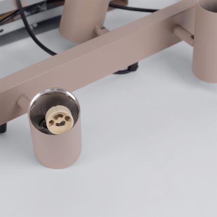 Brilagi - LED RGBW dimmbare Seilpendelleuchte SELE 6xGU10/6,5W/230V 2700-6500K beige + Fernbedienung