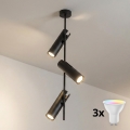Brilagi - LED RGBW dimmbare Stangenleuchte BRANCH 3xGU10/6,5W/230V 2700-6500K schwarz