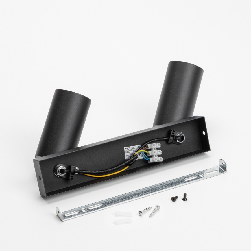 Brilagi - LED RGBW dimmbarer Einbaustrahler SELE 2xGU10/4,8W/230V 3000K schwarz + Fernbedienung