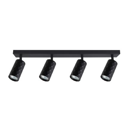 Brilagi - Dimmbarer LED RGBW-Einbaustrahler SELE DIAMANT 4xGU10/6,5W/230V 2700-6500K Wi-Fi, schwarz