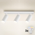 Brilagi - LED RGBW dimmbarer Deckenspot SELE MODERN 3xGU10/4,8W/230V 3000K weiß + Fernbedienung