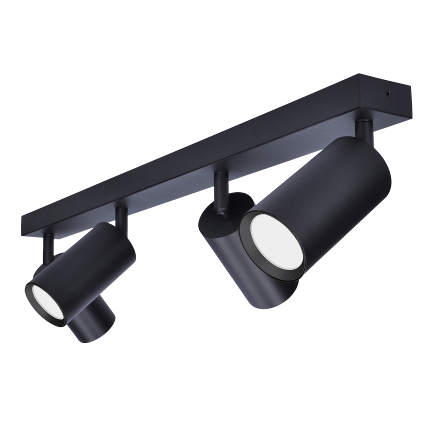 Brilagi - LED RGBW dimmbarer Einbaustrahler SELE 4xGU10/4,8W/230V 3000K schwarz + Fernbedienung