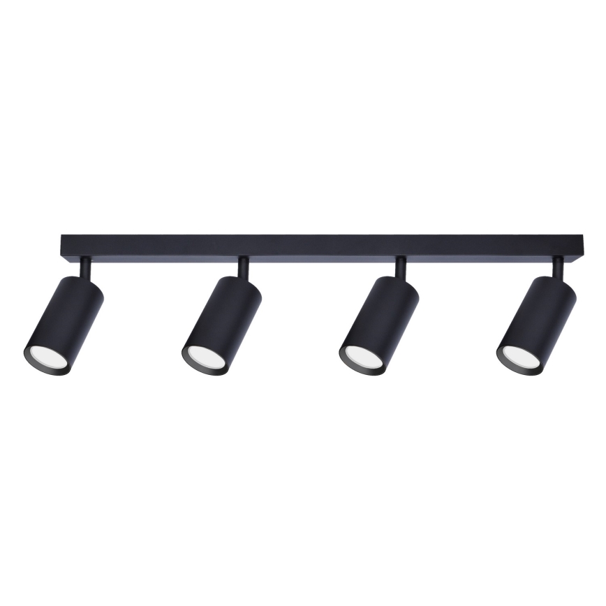 Brilagi - LED RGBW dimmbarer Einbaustrahler SELE 4xGU10/6W/230V 3000K schwarz + Fernbedienung