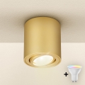Brilagi - LED RGBW dimmbarer Einbauspot MIA 1xGU10/4,8W/230V 3000K 84x80 mm gold + Fernbedienung